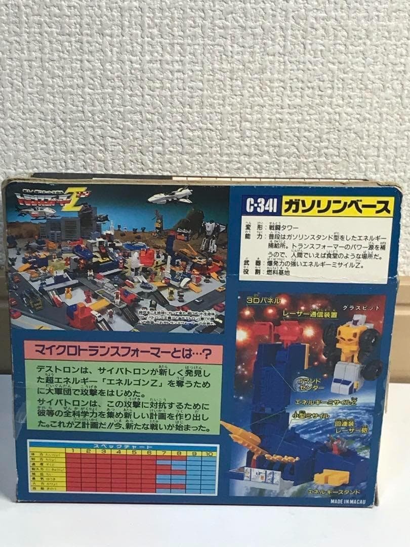 【シール未使用】ガソリンベース　C-341 マイクロトランスフォーマー