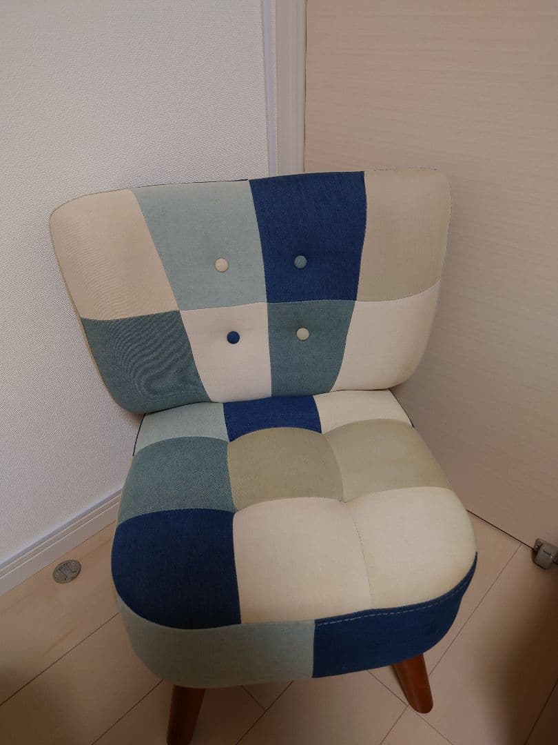 masa　パッチワークデザイン 椅子とスツールセット