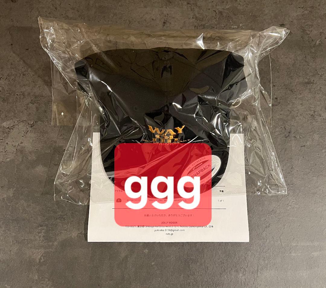 RATS EMBROIDERY CAP \"WAY OF LIFE\" ラッツ