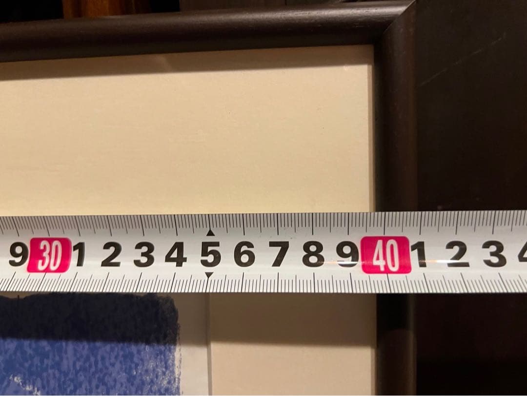 ベルナール カトラン 青い背景のアイリスの花束 2枚 セット 額縁 アート