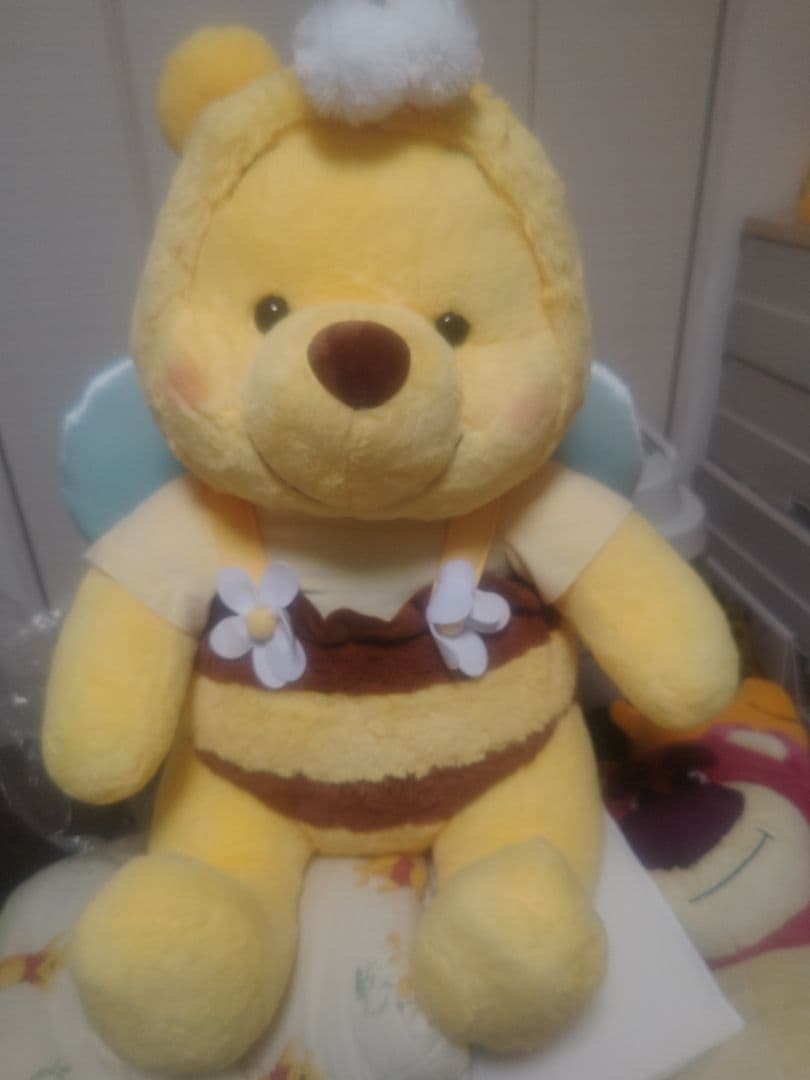 カミサマ専用　プーさん 80cm ぬいぐるみ スーパービッグ HONEY DAY