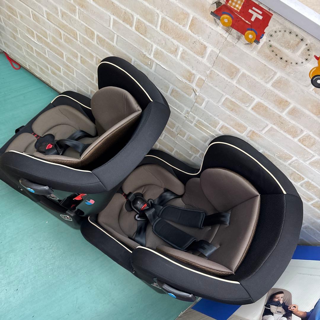 マムズキャリー　2台セット売り　チャイルドシート 新生児から　リクライニング可