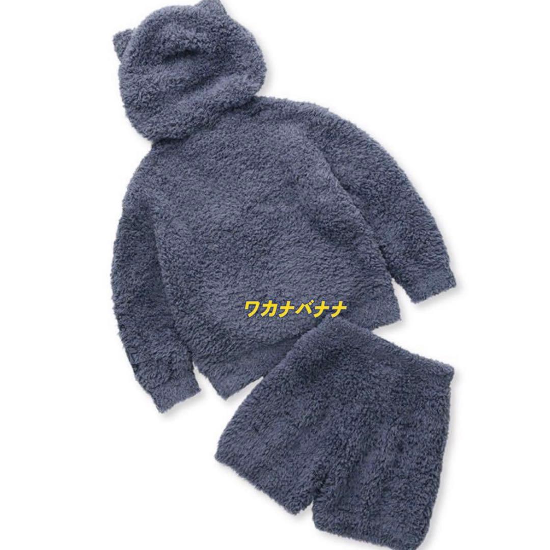 ジェラートピケ　ポケモンスリープ　ジュニア　カビゴンパーカ&ショートパンツセット