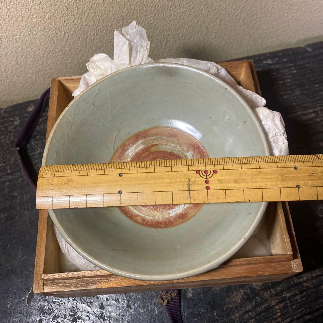 専用　中国古玩　青磁菓子鉢【桐箱付】