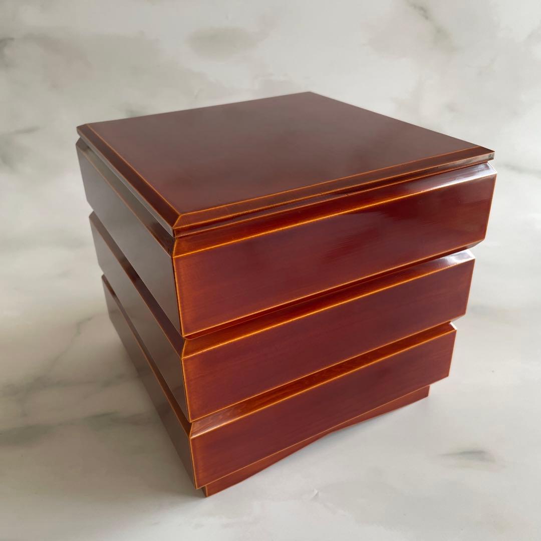 伝統的工芸品 飛騨春慶塗 三段重