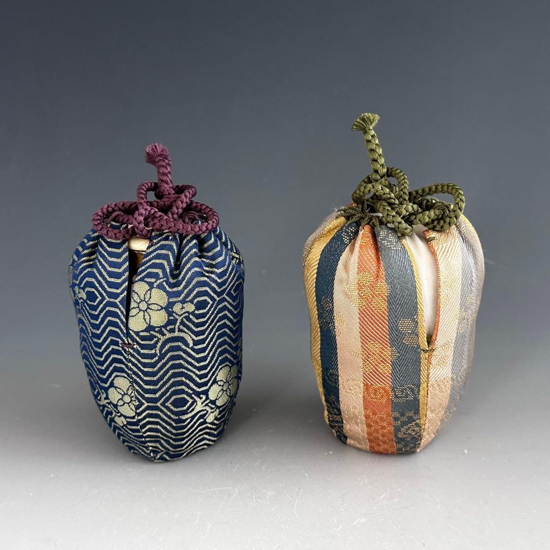 茶道具　高取焼　耳付　茶入　濃茶器　鬼丸雪山　共箱　久田尋牛斎書付　寿色　仕服付