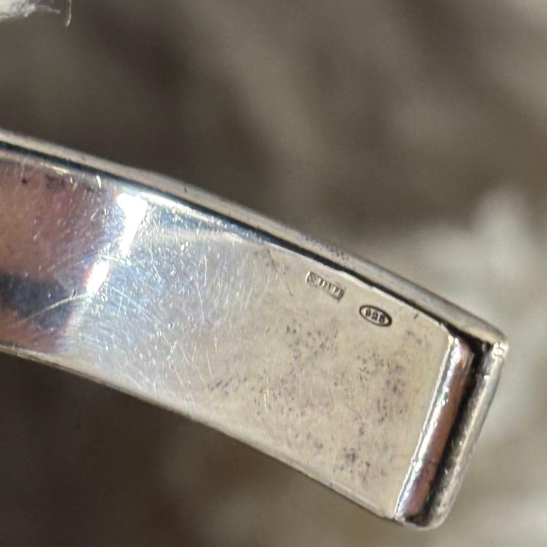 GUCCI シルバーバングル　silver925 サイズ18 腕輪　ブレスレット