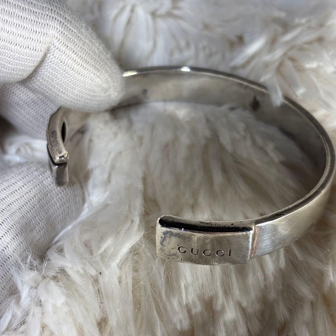 GUCCI シルバーバングル　silver925 サイズ18 腕輪　ブレスレット