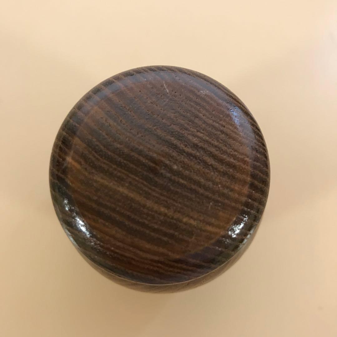 木目の棗　槐　お茶道具