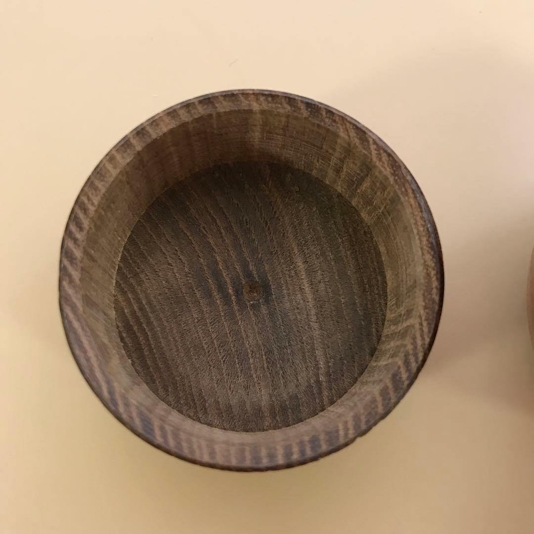 木目の棗　槐　お茶道具