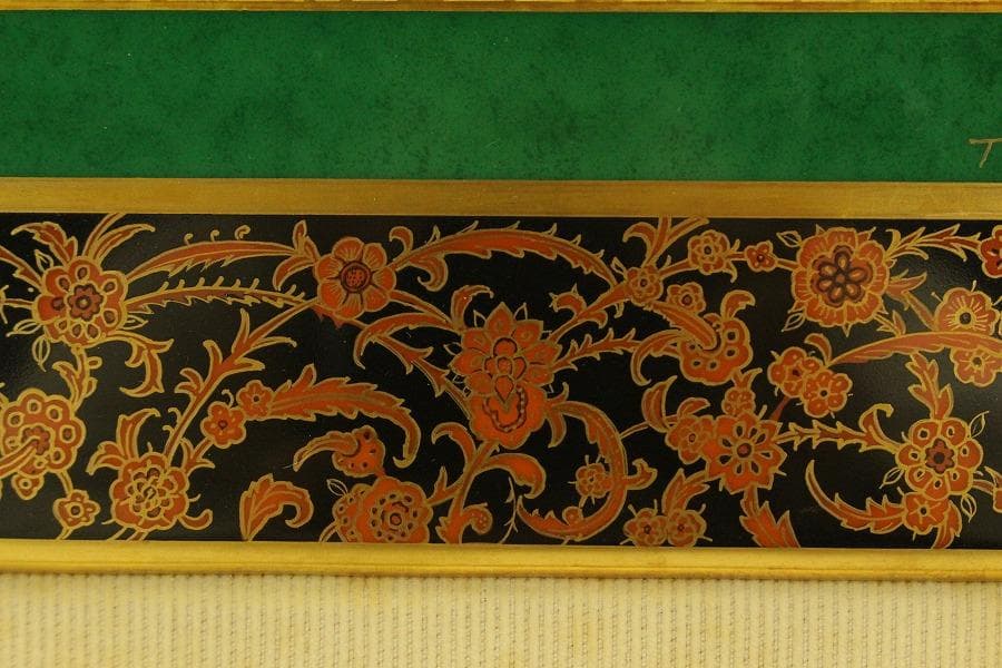 大倉陶園 陶額 狩の図 T.murata(LC968)