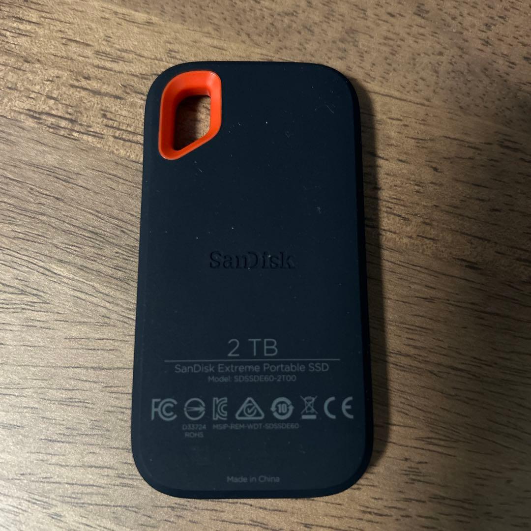 【美品】SanDisk Extreme Portable SSD 2TB