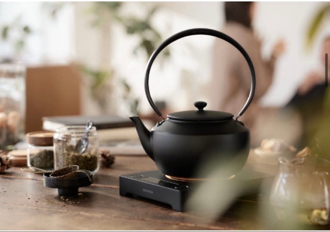 【はるか】BALMUDA MoonKettle ブラック 電気ケトル