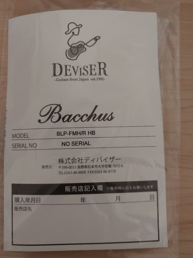 【グレー】Bacchus BLP-FMH/R HB レスポールタイプ