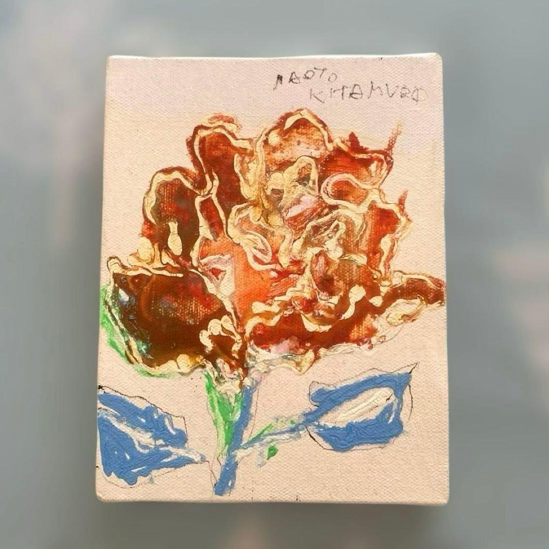 北村直登　原画　絵画　花　薔薇