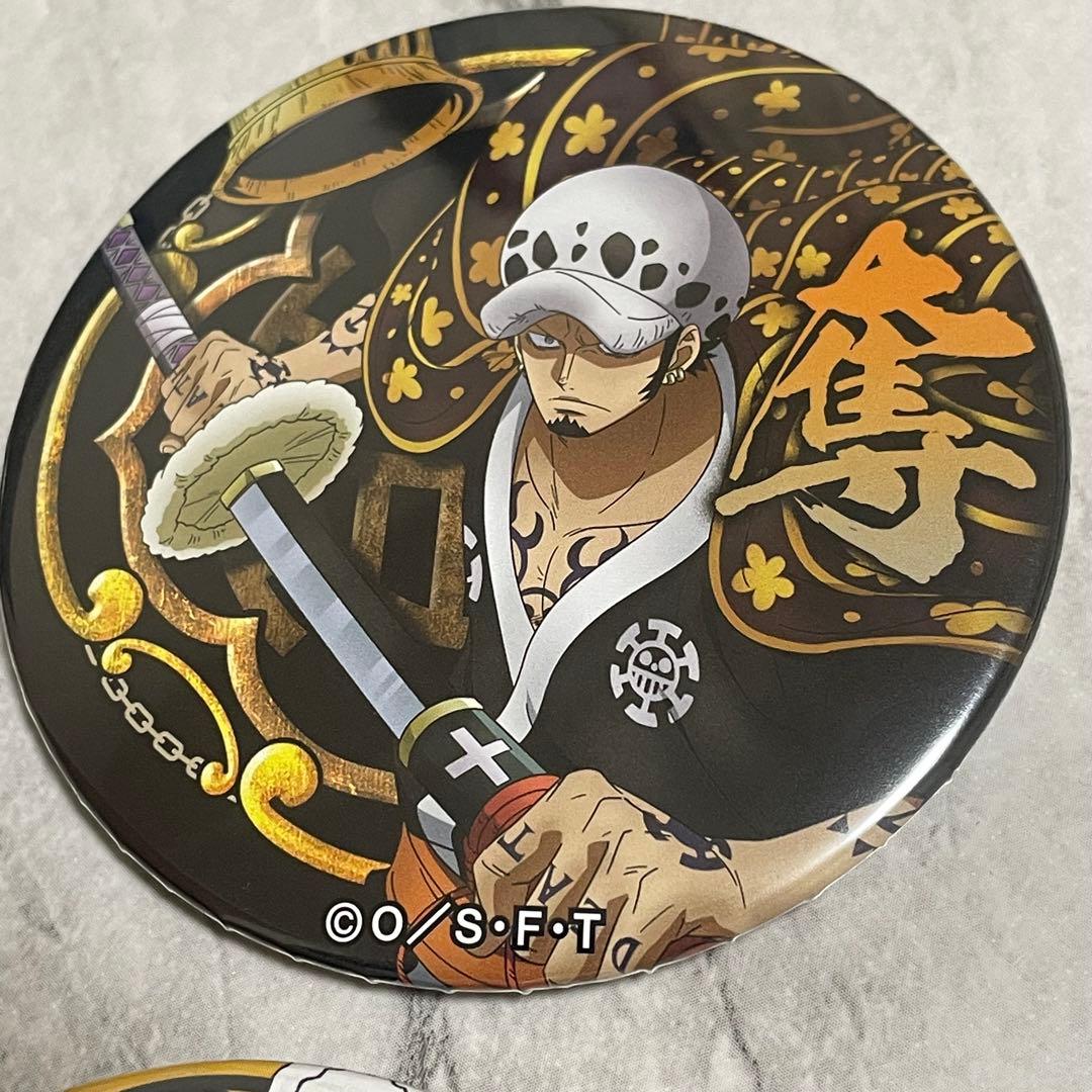 缶バッジ 4点 トラファルガー・ロー 輩缶バッジ ワノ国 ラグナシア