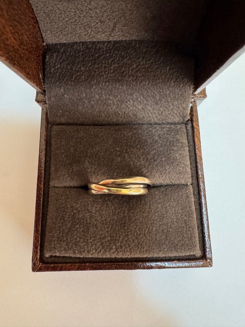 k18 pt 3連リング