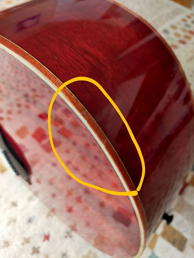 美品！YAMAHA FS850 オールマホガニー アコギ 牛骨仕様！弦高調整済！