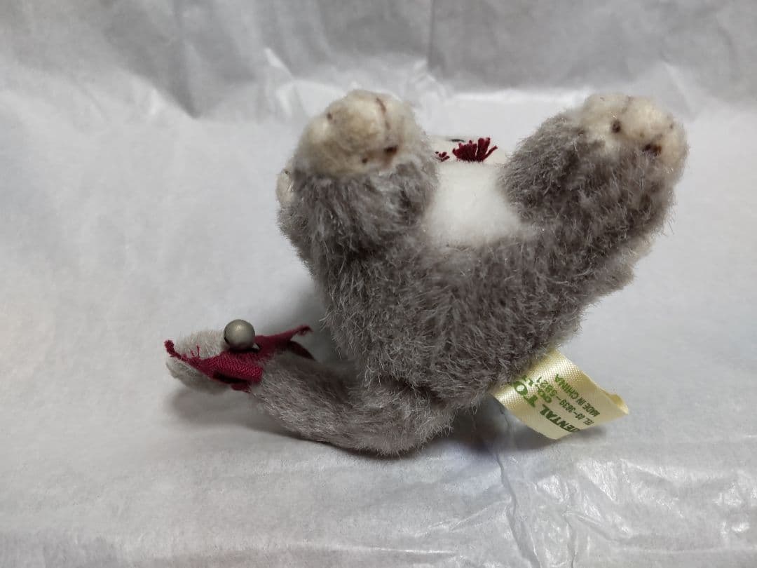 うめ吉 鈴付き ねずみ 着ぐるみ 2体セット ぬいぐるみ オリエンタルトーイ