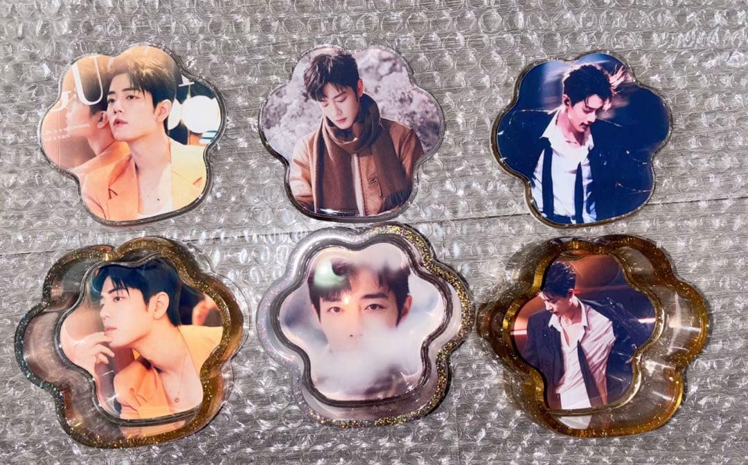 陳情令　シャオジャン　ワンイーボー　肖战 王一博 レジン小物入れ　蓋付き17点