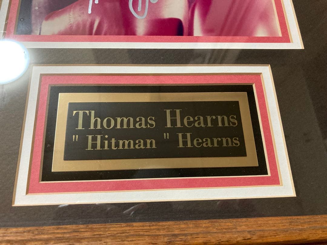 トーマス・ハーンズ 直筆サイン入り写真 フレーム付き