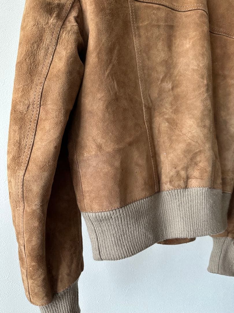 70s スエードレザーブルゾン