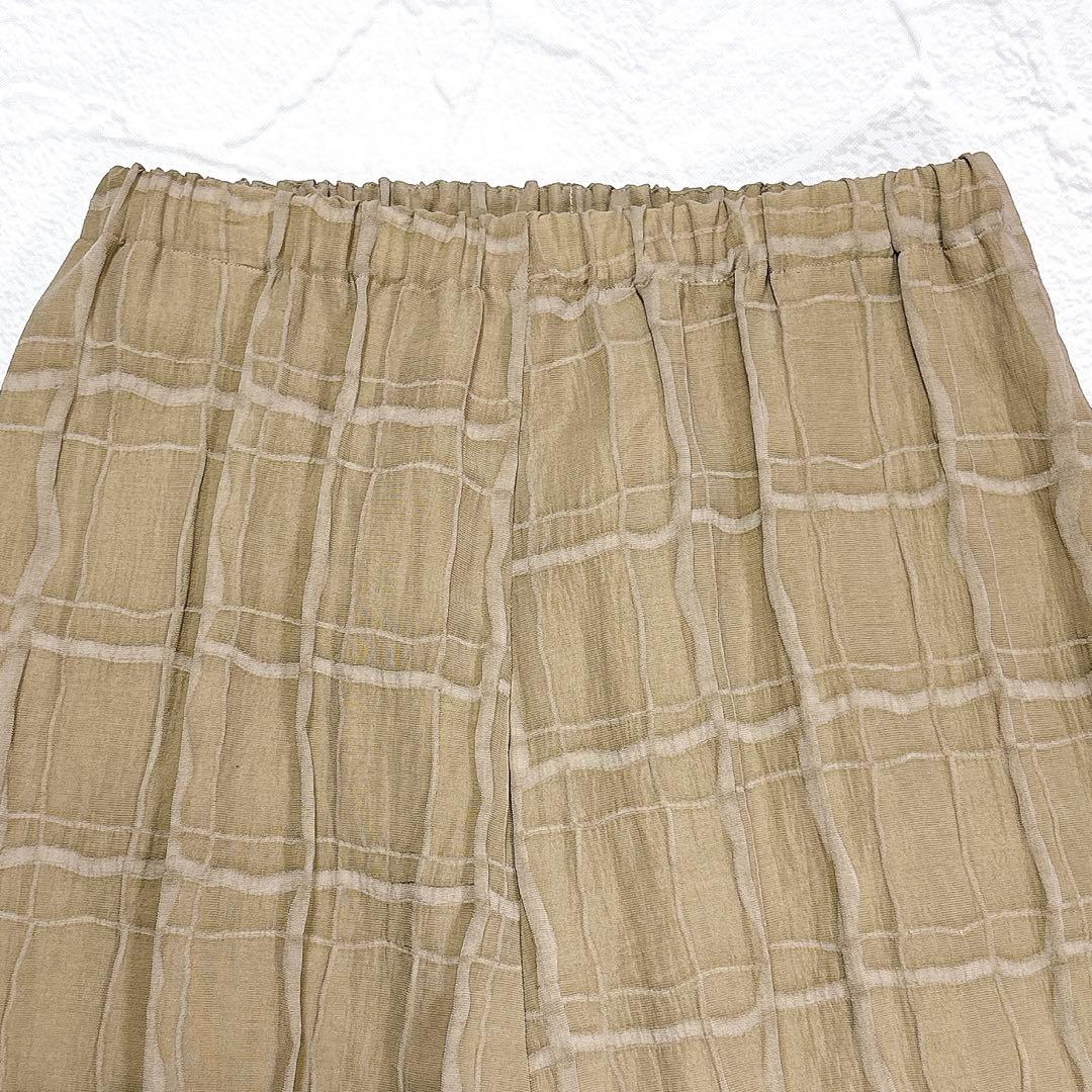 ✨極美品✨芽風 イージーパンツ サルエルパンツ センソユニコ チェック