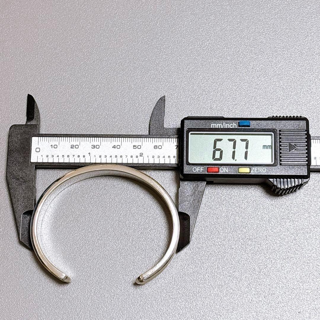 【美品】Tiffany ティファニー ナロー カフ ワイド バングル SV925