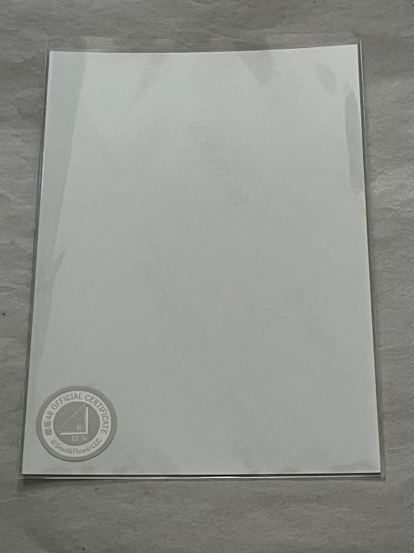 櫻坂46 石森璃花 直筆サイン 生写真 4th ANNIVERSARY LIVE