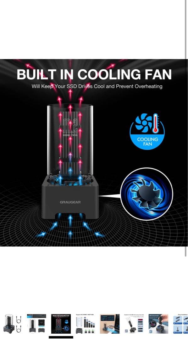 Monster 2TB PCIe Gen4 SSD ヒートシンク搭載