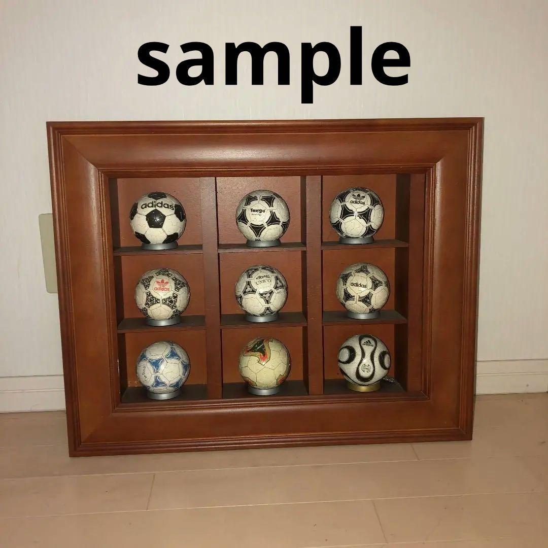 【新品未開封】adidas W杯 サッカーボール　3D パズル 9個 ラック付