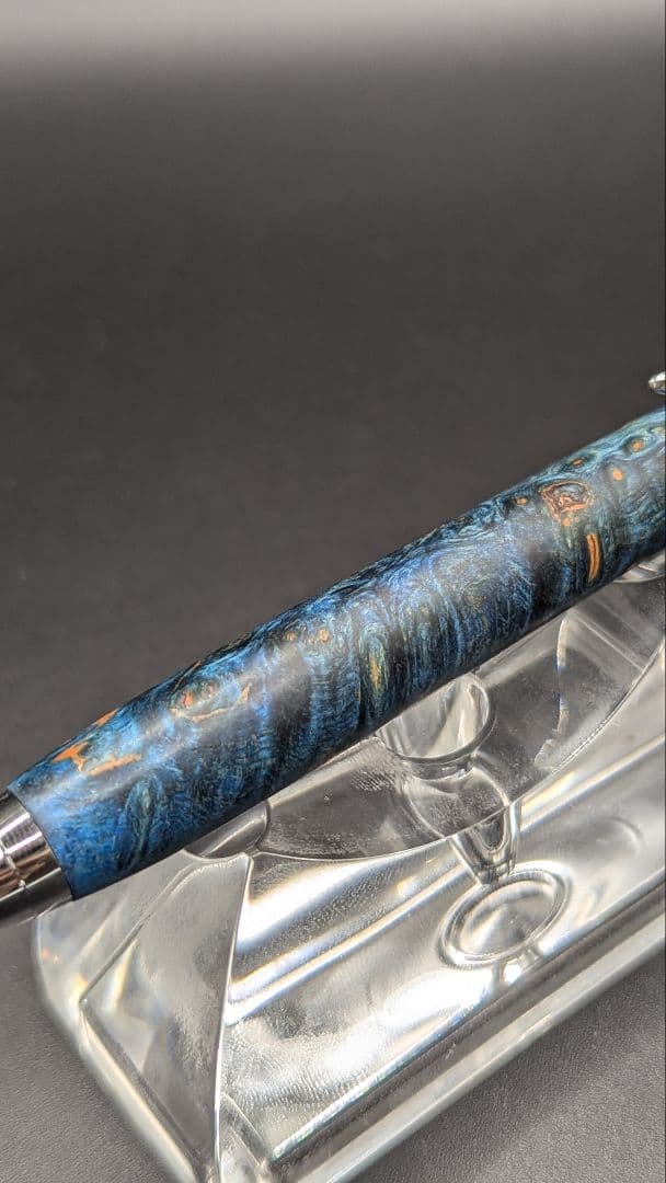 351ペン工房翌檜　スタビライズドウッドバーチバール　木軸シャーペン　ボールペン