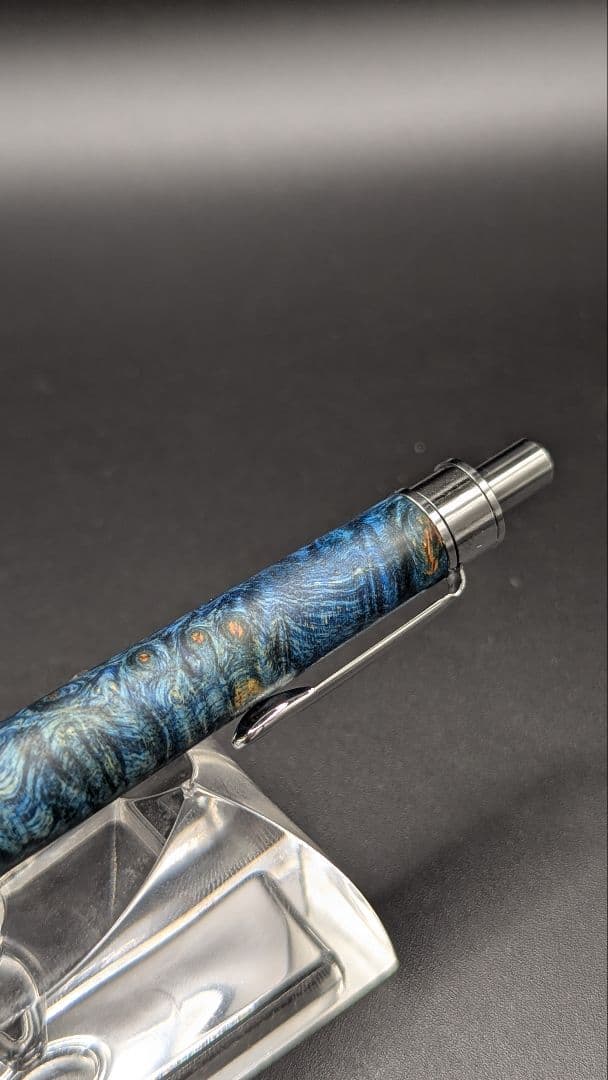 351ペン工房翌檜　スタビライズドウッドバーチバール　木軸シャーペン　ボールペン