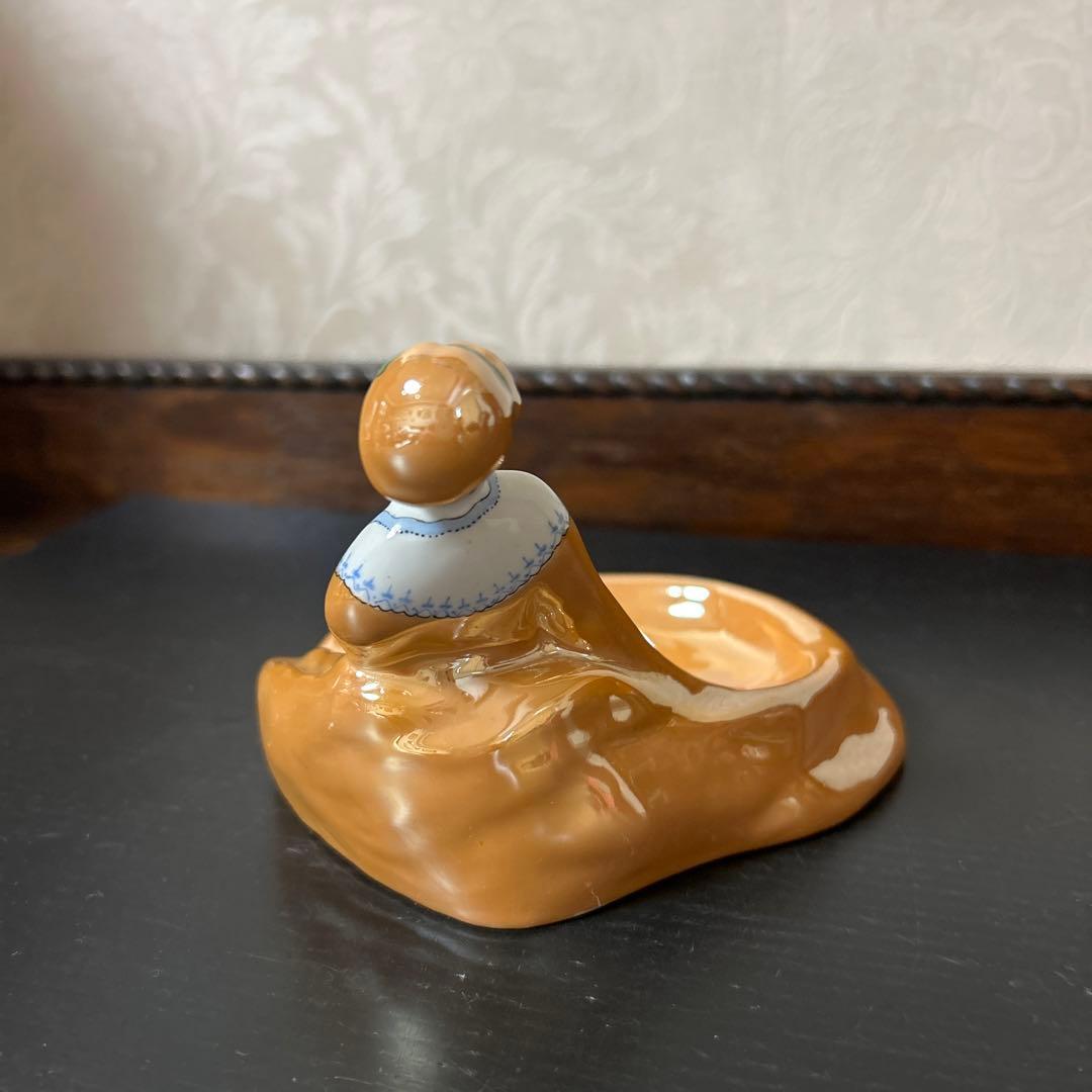 オールドノリタケ　デコレディ　ラスター彩 小物入れ・ピントレー　 アンティーク