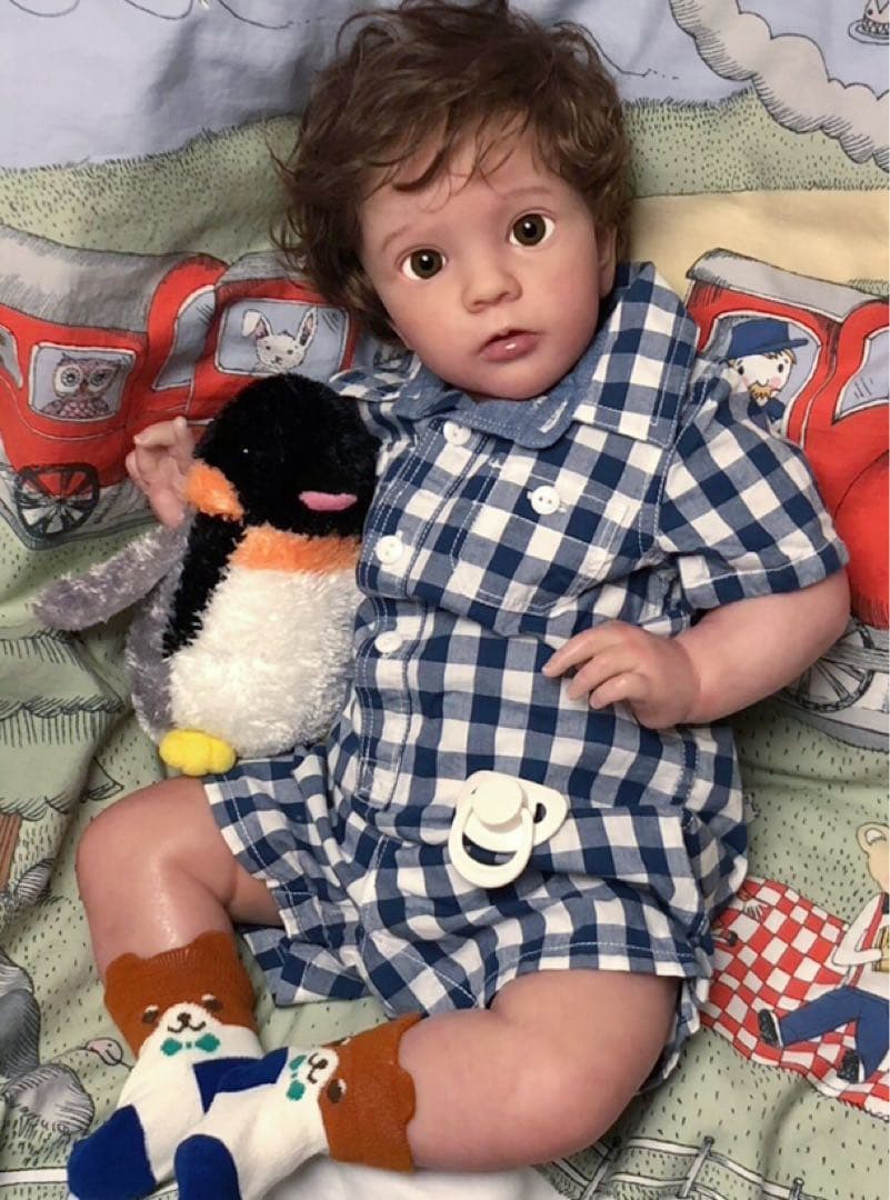 高級グラスアイ使用　リボーンドール