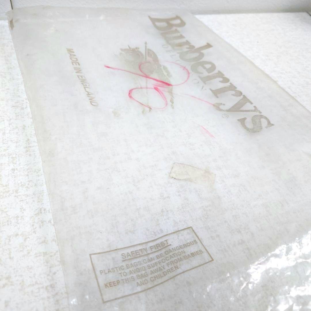 M0107B1 未使用★バーバリーズ ラムウール製 ノバチェックマフラー