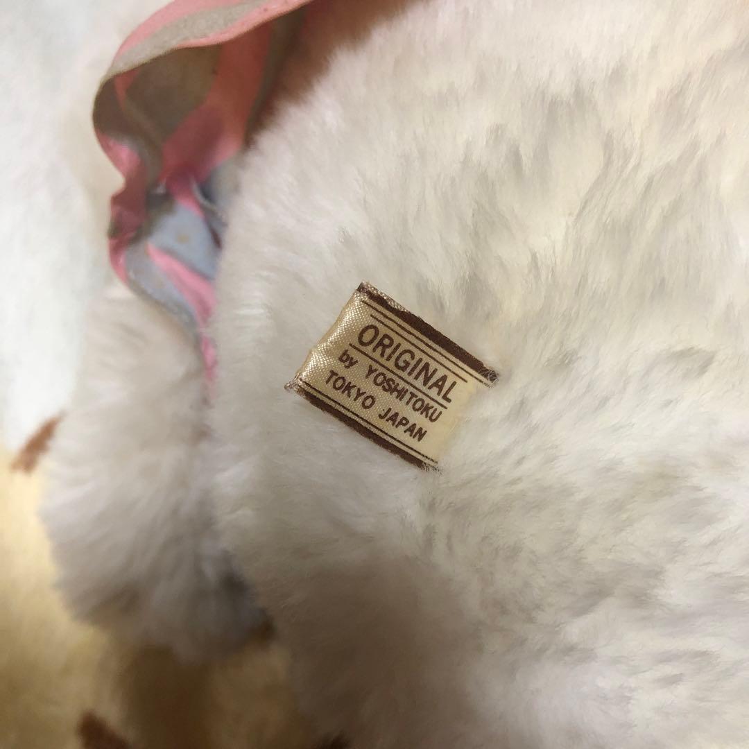 昭和レトロ　ヴィンテージ 吉徳　クリーミー　猫　ぬいぐるみ　中古品　2こセット