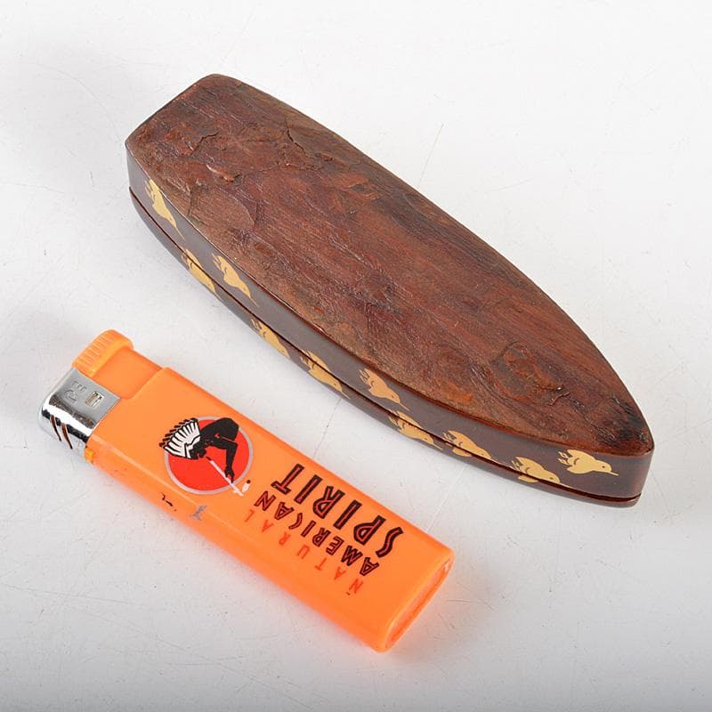 茶道具　中村宗悦作　又妙斎好　舟香合　蜑少女　共箱　V　6183