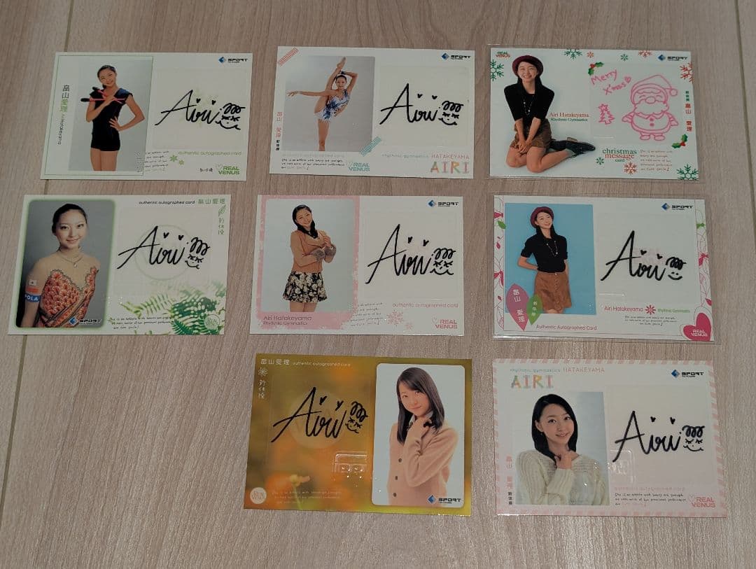 畠山愛理　REAL VENUS 直筆サインカード　ノーマルカード