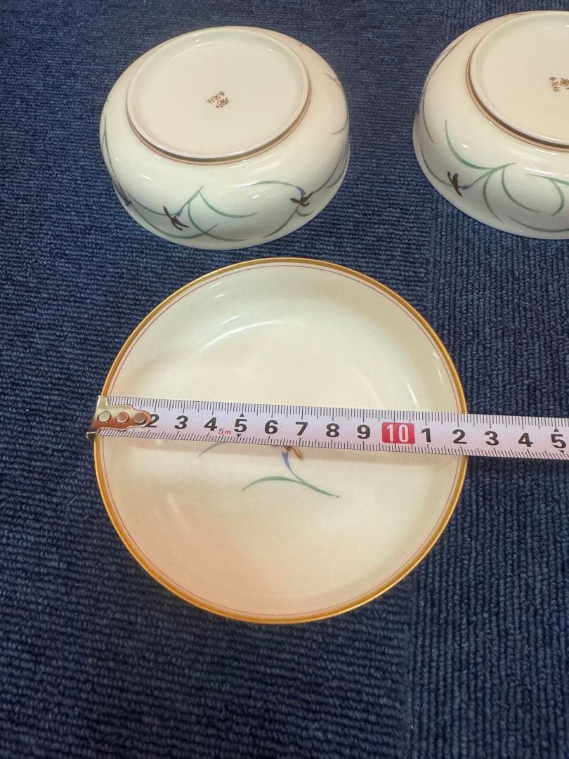 1703 香蘭社　リンドフィールド　小鉢　5客　金彩　未使用