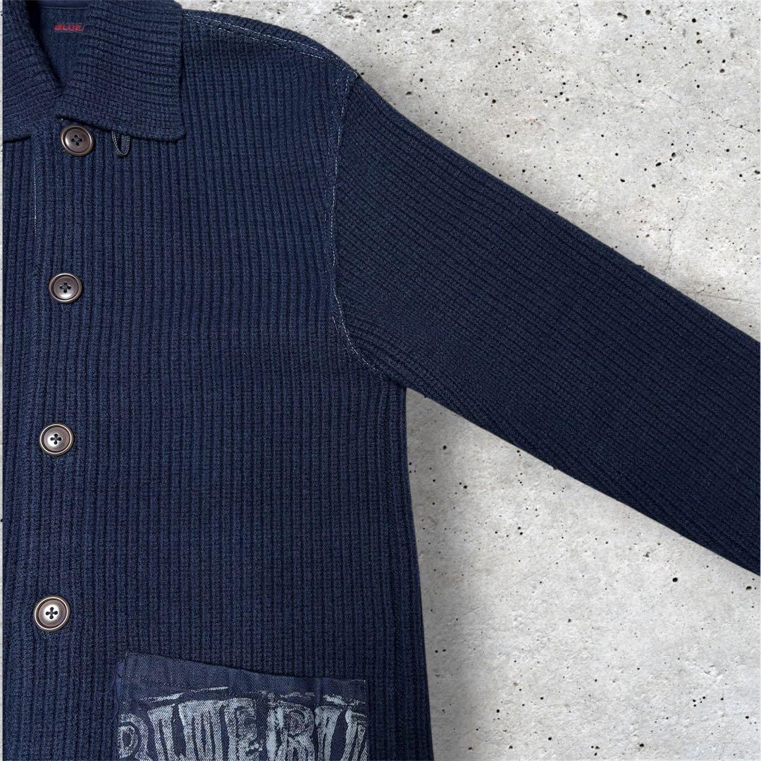 BLUE BLUE 圧縮ニットジャケット キムタク着 ラブジェネ 名作