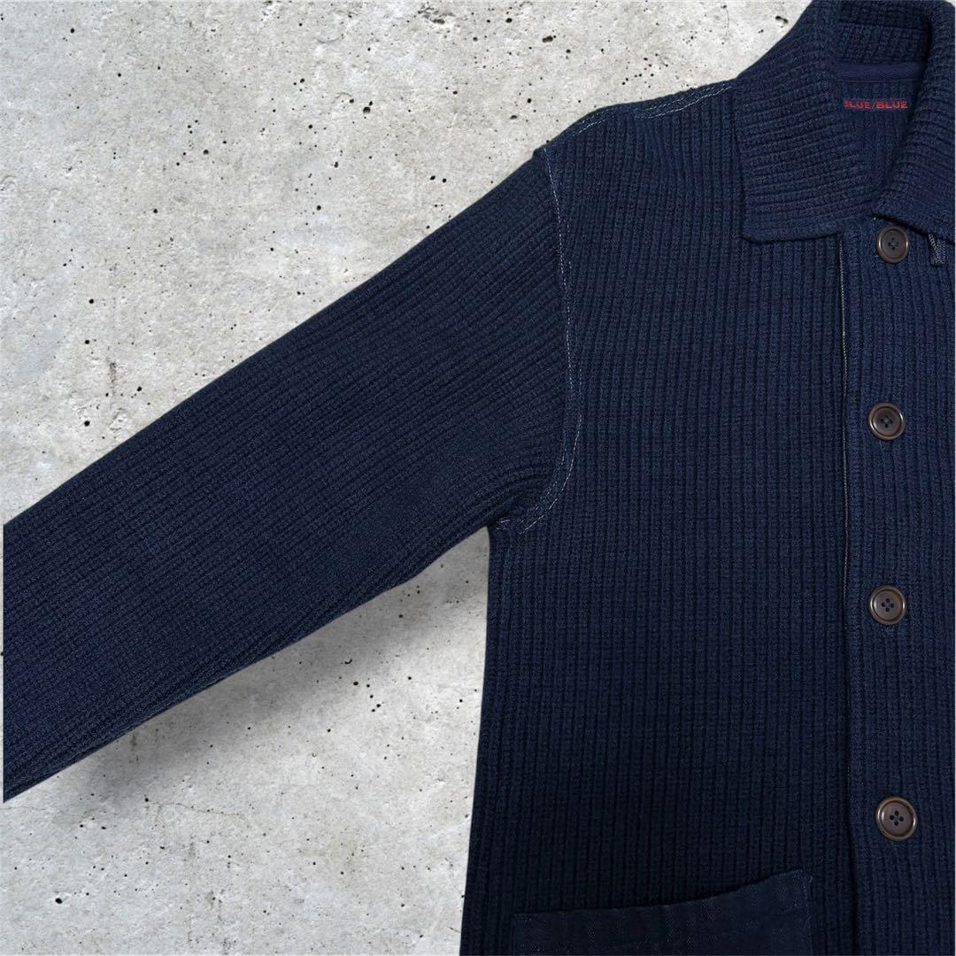 BLUE BLUE 圧縮ニットジャケット キムタク着 ラブジェネ 名作