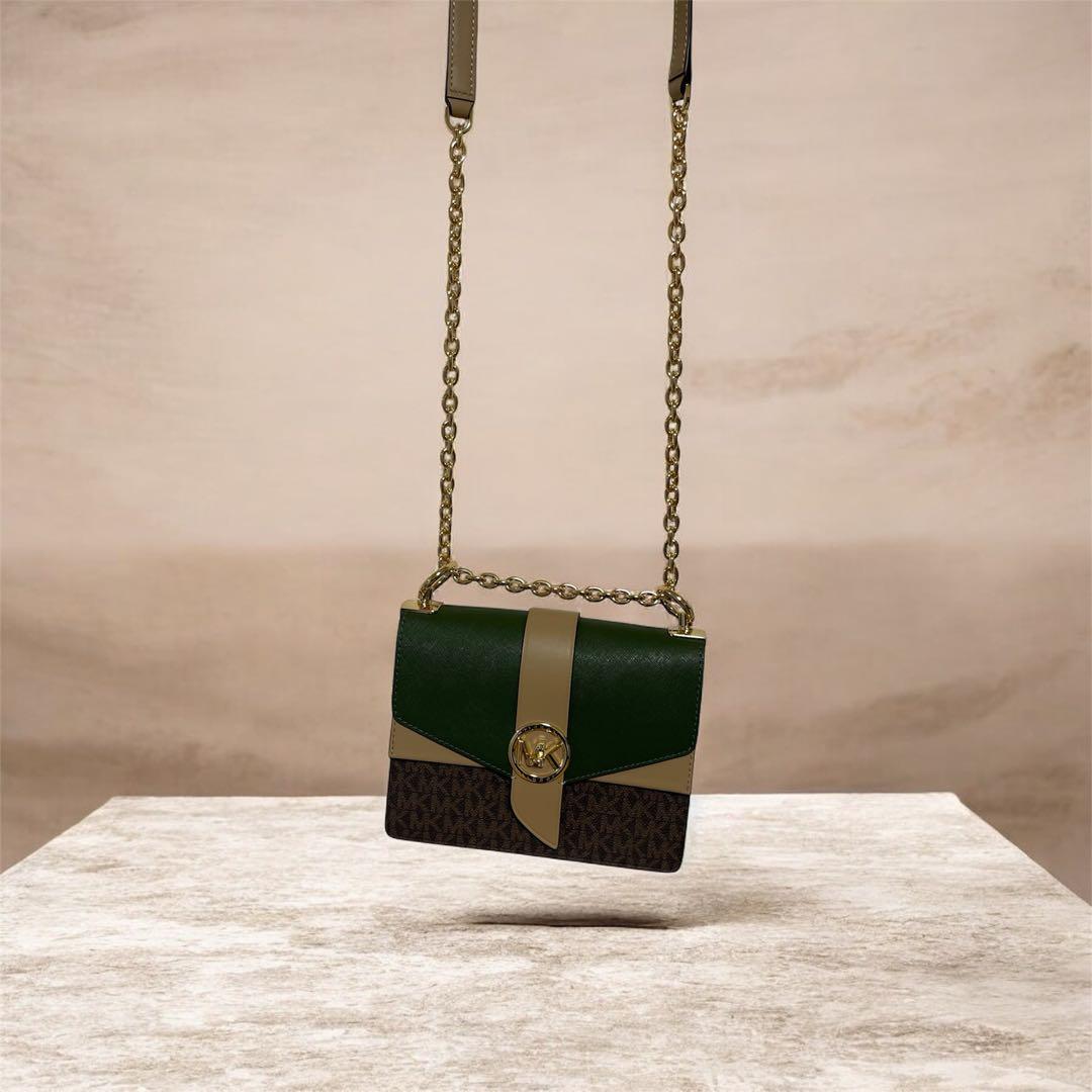 【美品】MICHAEL KORS グリニッジ MK柄 クロスボディ