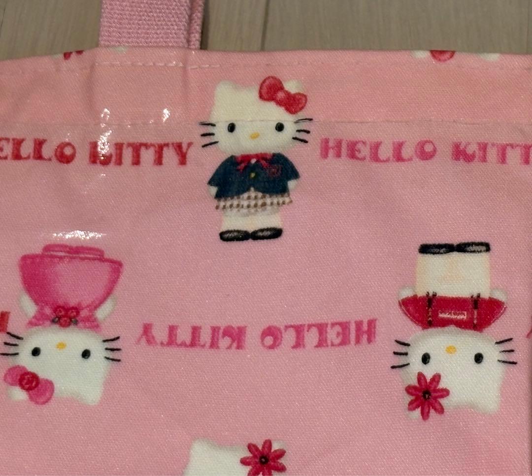 ハローキティ バッグ　ドレス　カジュアル　制服 レッスンバッグ　トート　新品