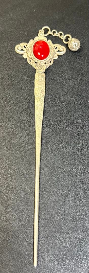 専用　まとめ　古物簪 と古玉手中財神、掛け軸水月観音3点セット