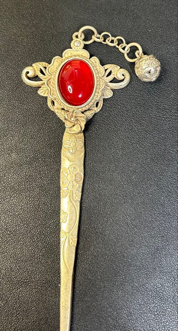 専用　まとめ　古物簪 と古玉手中財神、掛け軸水月観音3点セット