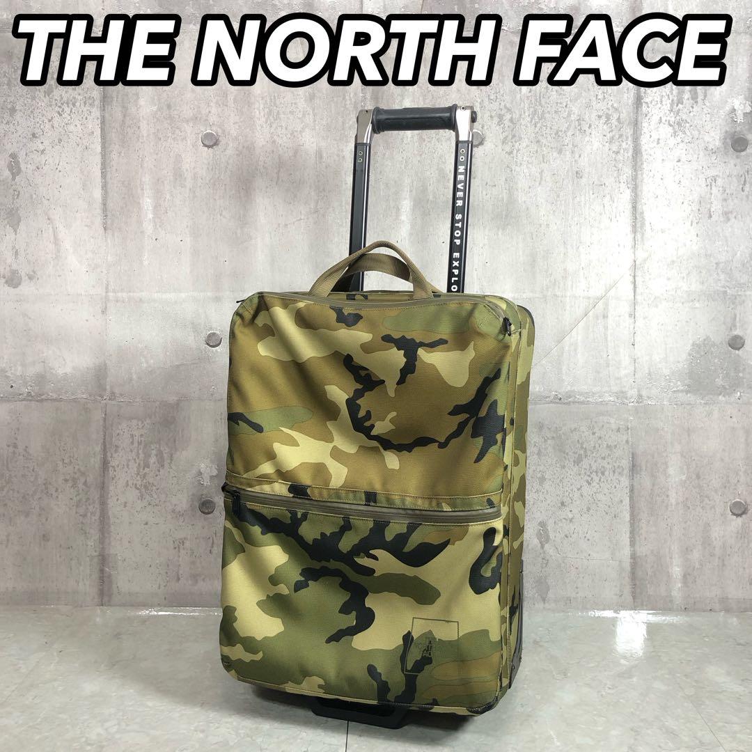 ノースフェイス　シャトルローラー　キャリーケース　カモフラ　機内持ち込み