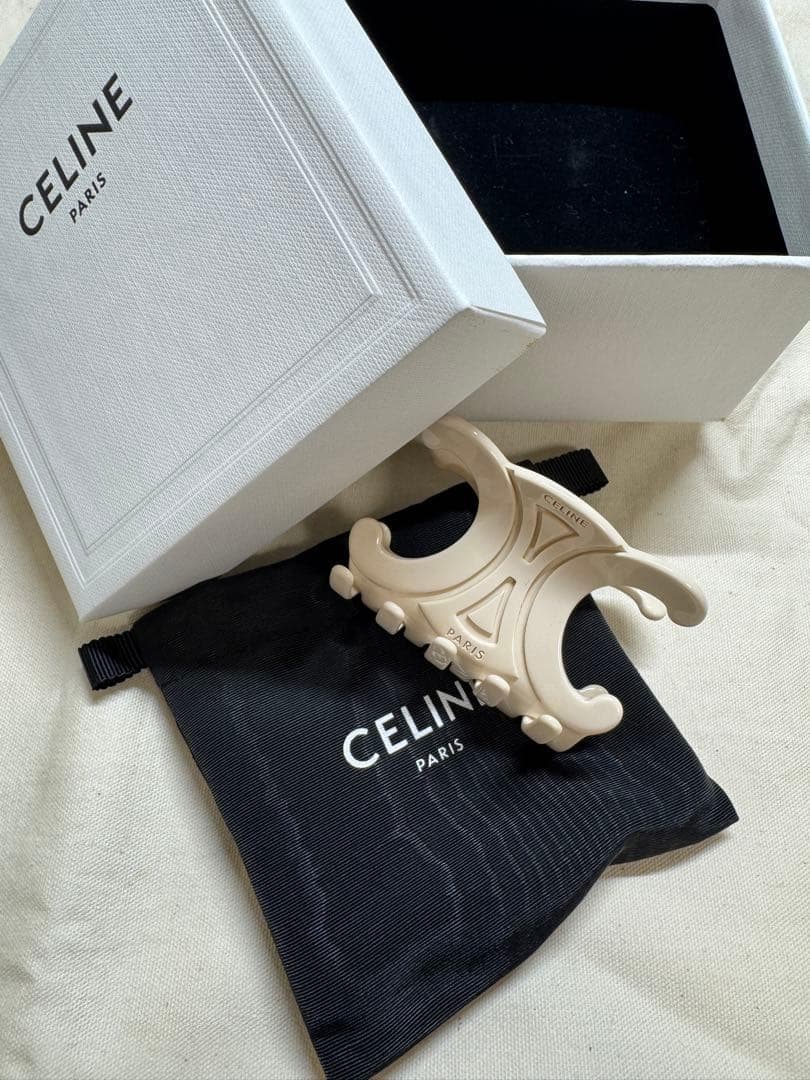 CELINE セリーヌ トリオンフ ヘアクリップ ラージヘアクロー アクセサリー