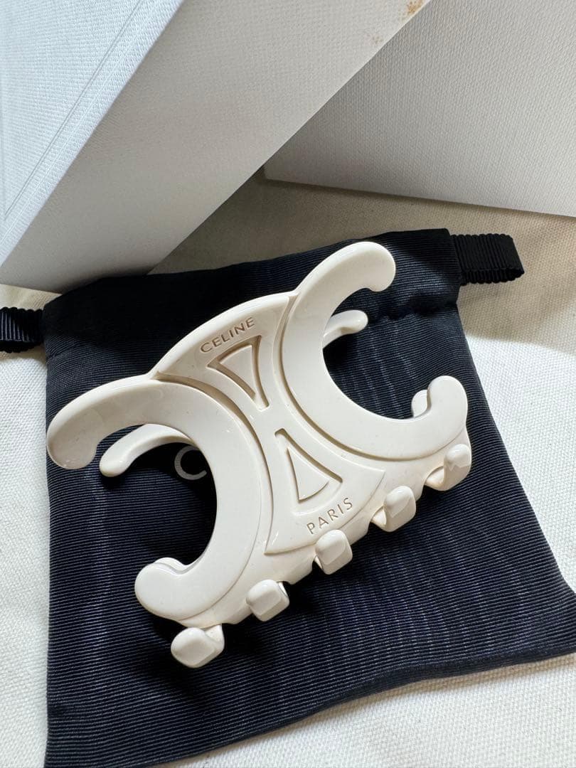 CELINE セリーヌ トリオンフ ヘアクリップ ラージヘアクロー アクセサリー
