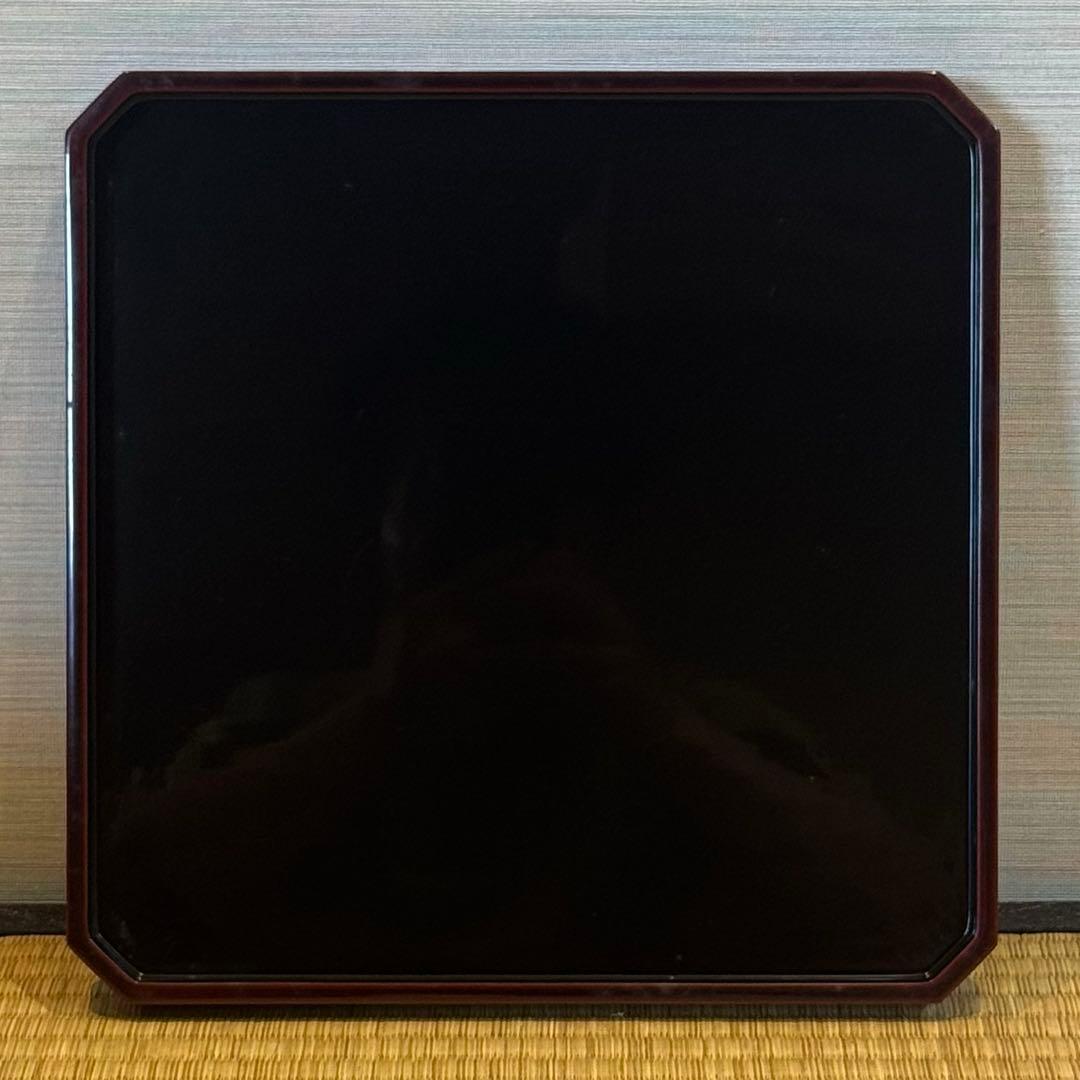 輪島塗 松華堂 溜塗 弁当箱 五段一組 共箱 美品 未使用